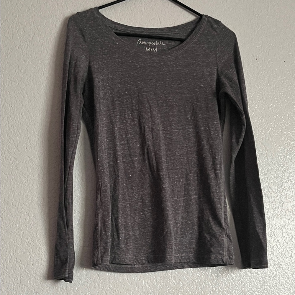 Aeropostale Charcoal Long Sleeve Tee